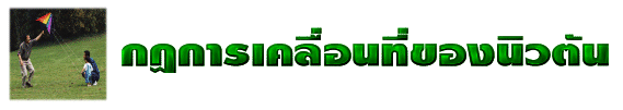 กฏการเคลื่อนที่ของนิวตัน